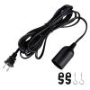 imageSimple Deluxe 15 Feet 360W Extension Hanging Lantern Pendant Light Lamp Cord Cable E26 Socket OnOff Switch No Bulb Included BlackNew Black1Pack