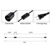 imageSimple Deluxe 15 Feet 360W Extension Hanging Lantern Pendant Light Lamp Cord Cable E26 Socket OnOff Switch No Bulb Included BlackNew Black1Pack