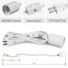 imageSimple Deluxe 1Pack 15 Feet Extension Hanging Lantern Pendant Light Lamp Cord Cable E26 Socket no Bulb Included OnOff Switch 6Pack Lamp Cord12 ftGear Switch1 Pack