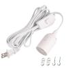 imageSimple Deluxe 1Pack 15 Feet Extension Hanging Lantern Pendant Light Lamp Cord Cable E26 Socket no Bulb Included OnOff Switch 6Pack Lamp Cord20 ftNew