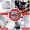 imageSimple Deluxe 2 Pack Car Trash Can with Lid LeakProof Car Garbage Can with Storage Pockets Collapsible Multipurpose Car Trash Bag for Car Accessories 2 Gallon Grey