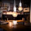 imageSimple Deluxe 20 Feet Extension Hanging Lantern Pendant Light Lamp Cord Cable E26 Socket no Bulb Included OnOff Switch 2 Pack WhiteWhite1 Pack