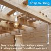imageSimple Deluxe 20 Feet Extension Hanging Lantern Pendant Light Lamp Cord Cable E26 Socket no Bulb Included OnOff Switch 2 Pack WhiteWhite1 Pack