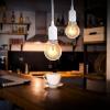 imageSimple Deluxe 20 Feet Extension Hanging Lantern Pendant Light Lamp Cord Cable E26 Socket no Bulb Included OnOff Switch 2 Pack WhiteWhite2 Pack