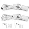 imageSimple Deluxe 20 Feet Extension Hanging Lantern Pendant Light Lamp Cord Cable E26 Socket no Bulb Included OnOff Switch 2 Pack WhiteWhite2 Pack