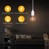 imageSimple Deluxe 20 Feet Extension Hanging Lantern Pendant Light Lamp Cord Cable E26 Socket no Bulb Included OnOff Switch 2 Pack WhiteWhite2 Pack