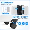 imageSimple Deluxe 20 Inch Hardside Carry On Luggage Suitcase with Double Spinner Wheels ampamp TSA Lock Hard Shell Expandable Rolling Lightweight WhiteWhite