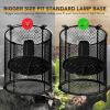 imageSimple Deluxe 2Pack Reptile Heater Guard Heat Protector AntiScald Cover Mesh Cage Heating Lamp Lampshade Ceramic Light Bulb Enclosure for Terrarium Chameleon Lizards Snakes Heat Guard 55For Terrarium Chameleon Lizards Snakes