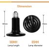 imageSimple Deluxe 2Pack Reptile Heater Guard Heat Protector AntiScald Cover Mesh Cage Heating Lamp Lampshade Ceramic Light Bulb Enclosure for Terrarium Chameleon Lizards Snakes Heat Guard 55For Terrarium Chameleon Lizards Snakes