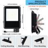 imageSimple Deluxe 4 Pack 140W Outside Work Light 14000LM Waterproof LED Flood Lights with Plug 6500K Portable Exteriores Security Floodlights for Yard Garage Garden Stadium Playground