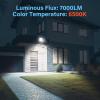imageSimple Deluxe 4 Pack 70W Outside Work Light 7000LM Waterproof LED Flood Lights with Plug 6500K Portable Exteriores Security Floodlights for Yard Garage Garden Stadium Playground