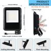 imageSimple Deluxe 4 Pack 70W Outside Work Light 7000LM Waterproof LED Flood Lights with Plug 6500K Portable Exteriores Security Floodlights for Yard Garage Garden Stadium Playground
