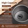 imageSimple Deluxe 4in1 Milk Frother Electric Milk Steamer 240ml812oz Automatic Hot and Cold Milk Foam Maker and Milk Warmer for Latte Macchiato CappuccinosClassic Black