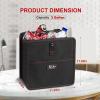 imageSimple Deluxe Car Trash Can with Storage Pockets Multipurpose Car Garbage Bin with Adjustable Straps Hanging for Headrest Foldable and Portable Organizer 3 Gallon Black3 Gallon