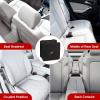 imageSimple Deluxe Car Trash Can with Storage Pockets Multipurpose Car Garbage Bin with Adjustable Straps Hanging for Headrest Foldable and Portable Organizer 3 Gallon Black3 Gallon