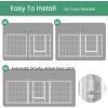 imageSimple Deluxe Dog Playpen Indoor Outdoor 32quot Height 8 Panels Fence with AntiRust Coating Metal Heavy Portable Foldable Dog Pen for SmallMedium Dogs RV Camping BlackWhite