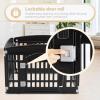 imageSimple Deluxe Dog Playpen Indoor Outdoor 32quot Height 8 Panels Fence with AntiRust Coating Metal Heavy Portable Foldable Dog Pen for SmallMedium Dogs RV Camping BlackBlack