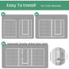 imageSimple Deluxe Dog Playpen Indoor Outdoor 32quot Height 8 Panels Fence with AntiRust Coating Metal Heavy Portable Foldable Dog Pen for SmallMedium Dogs RV Camping BlackWhite