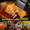 imageSimple Deluxe Dual Reptile Light Fixture Aluminum Reflector Dome Lamp Cap Combo HeatLighting Lamp Double Sockets Bulbs Holder with Independent Switches for Amphibians Terrarium Turtle TankBlack
