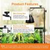 imageSimple Deluxe Reptile Lamp Stand Adjustable 1426 inch Metal Bracket Floor Light Holder for Reptile Glass Terrarium Heating Light Amphibian and Aquarium TankLamp Stand S  New