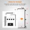 imageSimple Deluxe Reptile Lamp Stand Adjustable 1426 inch Metal Bracket Floor Light Holder for Reptile Glass Terrarium Heating Light Amphibian and Aquarium TankLamp Stand L