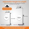 imageSimple Deluxe Reptile Lamp Stand Adjustable 1426 inch Metal Bracket Floor Light Holder for Reptile Glass Terrarium Heating Light Amphibian and Aquarium TankLamp Stand M