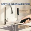 imageYSSOA Electric Milk Frother Handheld Battery Operated Automatic Milk Foam Whisk Drink Mixer for Coffee Frappe Latte Matcha Black1 Pack