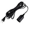 imageSimple Deluxe 15 Feet 360W Extension Hanging Lantern Pendant Light Lamp Cord Cable E26 Socket OnOff Switch No Bulb Included BlackNew Black1Pack