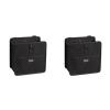 imageSimple Deluxe Car Trash Can with Storage Pockets Multipurpose Car Garbage Bin with Adjustable Straps Hanging for Headrest Foldable and Portable Organizer 3 Gallon Black3 Gallon Pack of 2
