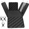 imageSimple Deluxe Dog Car Seat Cover for Back Seat Waterproof Dog Car Hammock with Mesh Window Scratchproof ampamp Nonslip Seat Protector for Cars Trucks SUVs StandardStandard54 W x 58 L
