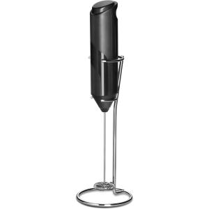 imageSimple Deluxe 4in1 Milk Frother Electric Milk Steamer 240ml812oz Automatic Hot and Cold Milk Foam Maker and Milk Warmer for Latte Macchiato CappuccinosBlack Handheld