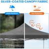 imageSimple Deluxe 10x10ft Pop Up Canopy Tent Beach Tent Outdoor Shade Instant Portable Easy Setup Sun Shelter with Case 4 Sand Bags for Picnics Parties Camping BlueNewGray
