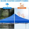 imageSimple Deluxe 10x10ft Pop Up Canopy Tent Beach Tent Outdoor Shade Instant Portable Easy Setup Sun Shelter with Case 4 Sand Bags for Picnics Parties Camping BlueNewBlue