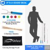 imageSimple Deluxe 15 Pcs 34 inch Marshmallow Roasting Sticks Smores Kit Extendable Design Telescoping Skewers ampamp Hot Dog Forks with Wooden Handle5Pack