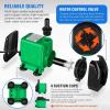 imageSimple Deluxe 550GPH Submersible Pump 2082LH 45W with 92ft High Lift Fountain Pump with 3 Nozzles for Fish Tank Pond Aquarium Hydroponics Black800 GPH