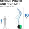 imageSimple Deluxe 550GPH Submersible Pump 2082LH 45W with 92ft High Lift Fountain Pump with 3 Nozzles for Fish Tank Pond Aquarium Hydroponics Black800 GPH