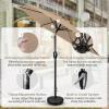 imageSimple Deluxe 75ft Patio Umbrella Outdoor Table Market Yard Umbrella with Round Umbrella Base Stand for Garden Deck Backyard Pool TanComboTan