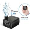 imageSimple Deluxe 800GPH Bottom Suction Submersible Pump 3000LH 60W with 98ft High Lift Fountain Pump with 3 Nozzles for Fish Tank Pond Aquarium Hydroponics80GPHNew