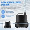 imageSimple Deluxe 800GPH Bottom Suction Submersible Pump 3000LH 60W with 98ft High Lift Fountain Pump with 3 Nozzles for Fish Tank Pond Aquarium Hydroponics660GPH