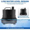 imageSimple Deluxe 800GPH Bottom Suction Submersible Pump 3000LH 60W with 98ft High Lift Fountain Pump with 3 Nozzles for Fish Tank Pond Aquarium Hydroponics1056GPHNew
