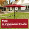 imageSimple Deluxe 9 Patio Umbrella Replacement Canopy Only Outdoor Table Market Yard Umbrella Replacement Top Cover with 8 Ribs Red2PRed Canopys