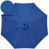 imageSimple Deluxe 9 Patio Umbrella Replacement Canopy Only Outdoor Table Market Yard Umbrella Replacement Top Cover with 8 Ribs Red9ftBlue Update