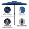 imageSimple Deluxe 9 Patio Umbrella Replacement Canopy Only Outdoor Table Market Yard Umbrella Replacement Top Cover with 8 Ribs Red9ftBlue Update
