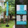 imageSimple Deluxe 9 Patio Umbrella Replacement Canopy Only Outdoor Table Market Yard Umbrella Replacement Top Cover with 8 Ribs Red9ftTurquoise Update