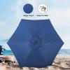 imageSimple Deluxe 9 Patio Umbrella Replacement Canopy Only Outdoor Table Market Yard Umbrella Replacement Top Cover with 8 Ribs RedCombo9ftBlueBlack