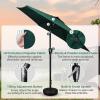 imageSimple Deluxe 9 Patio Umbrella Replacement Canopy Only Outdoor Table Market Yard Umbrella Replacement Top Cover with 8 Ribs RedGreenNew
