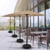 imageSimple Deluxe 9 Patio Umbrella Replacement Canopy Only Outdoor Table Market Yard Umbrella Replacement Top Cover with 8 Ribs RedTanNew