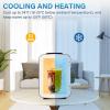 imageSimple Deluxe Mini Fridge 4L6 Can Portable Cooler ampamp Warmer FreonFree Small Refrigerator Provide Compact Storage for Skincare Beverage Food Cosmetics 4 L Black