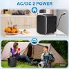 imageSimple Deluxe Mini Fridge 4L6 Can Portable Cooler ampamp Warmer FreonFree Small Refrigerator Provide Compact Storage for Skincare Beverage Food Cosmetics Black