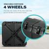 imageSimple Deluxe Offset Patio Wheels Cantilever Umbrella Base Stand Filled with 220 Lbs Water or 410 Lbs Sand 33quotX33quotX67quot BlackBlackoffset umbrella